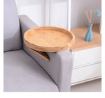 Bamboo Sofa Armrest Clip Tray