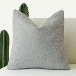 Soft Boucle Throw Pillow Cover