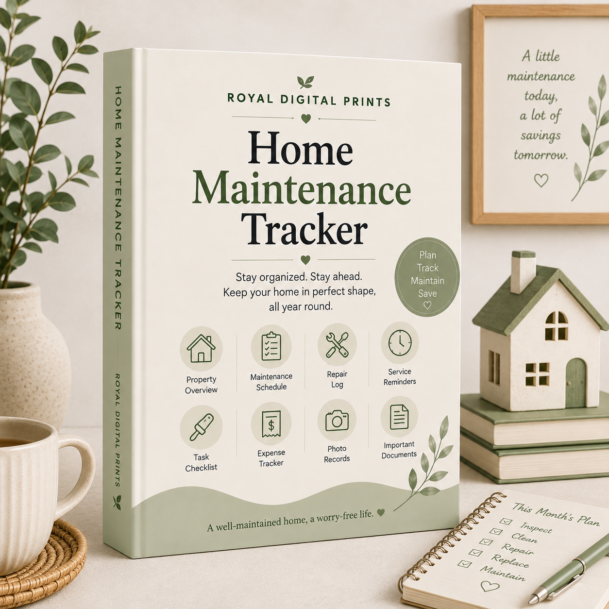 E-book Home Maintenance Tracker