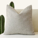 Soft Boucle Throw Pillow Cover