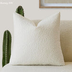 Soft Boucle Throw Pillow Cover