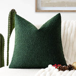 Soft Boucle Throw Pillow Cover